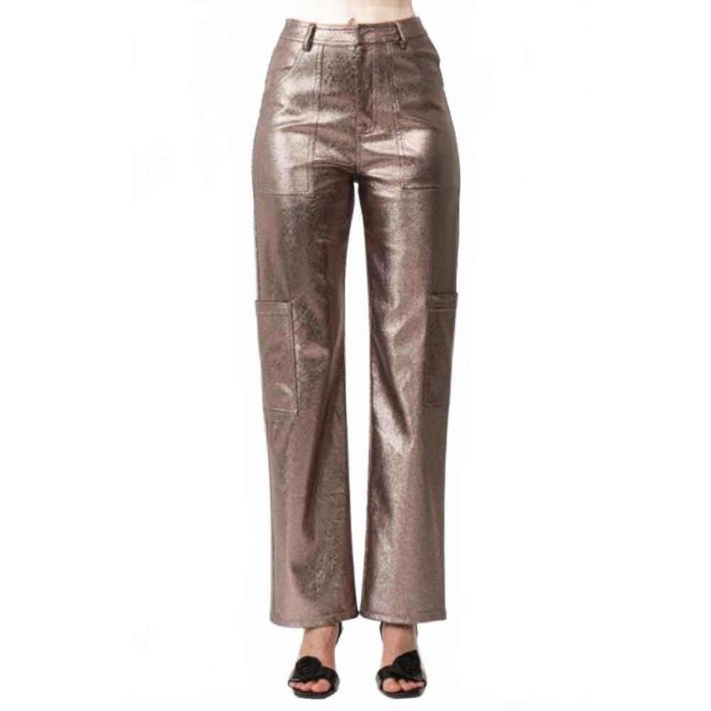 NEW SOPHIE THE LABEL gaia utility pants in pewter